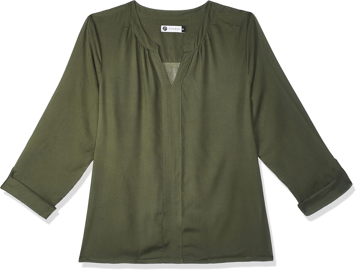 Amazon Brand Symbol Womens Solid Regular Fit Top