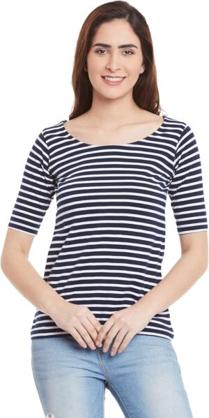 تي شيرت بمقاس مريح للنساء من ميس اوليف