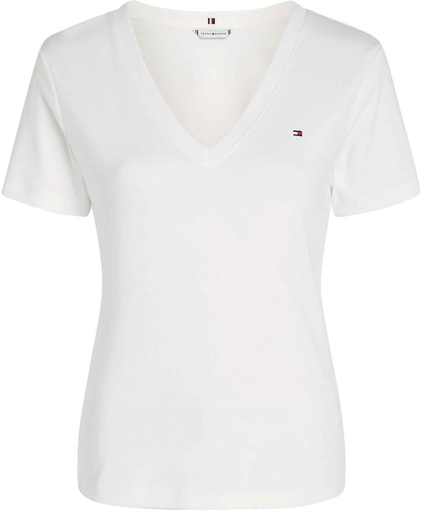 تي شيرت للنساء بقصة سليم كودي وقبة على شكل حرف V أزرق (Nos Desert Sky)، 3 اكس لارج XL من قطعة واحدة موديل Ww0ww40584 من تومي هيلفيجر 1 تي شيرت للنساء بقصة سليم كودي وقبة على شكل حرف V أزرق (Nos Desert Sky)، 3 اكس لارج XL من قطعة واحدة موديل Ww0ww40584 من تومي هيلفيجر