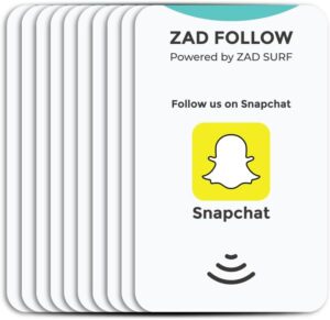 زاد سيرف حزمة من 10 متابعة. سناب شات تتبع بطاقة ان اف سي من () مما يسمح لك بتعزيز المتابعين - اي او اس واندرويد