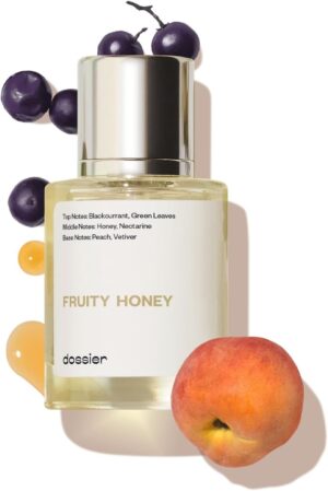 عطر دوسير - فروتي هوني - او دي بارفان - مستوحى من زهور النكتارين والعسل من جيه مالون - عطر فاخر - غني بالنقاء - نباتي - للنساء والرجال - عطر 1.7 اونصة (بخاخ 50 مل)
