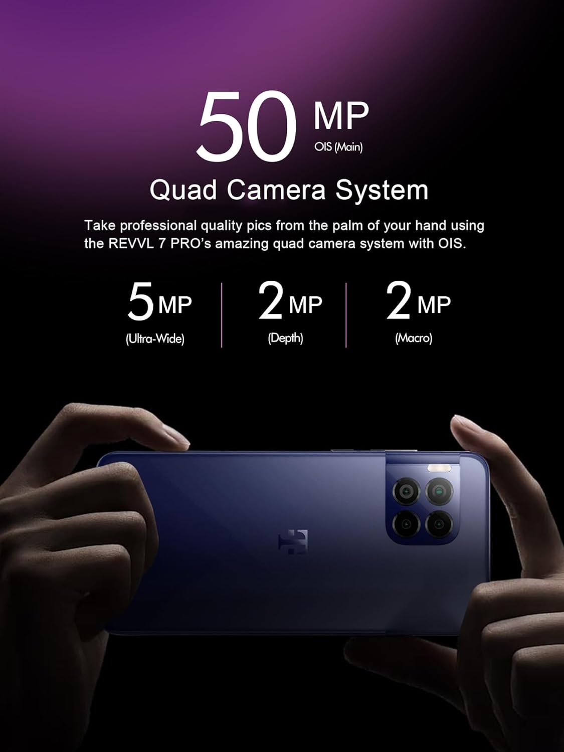 T-موبايل هاتف ذكي ريفي ال 7 برو 5G غير مقفل، 256 جيجابايت، ازرق ازورايت 7 T-موبايل هاتف ذكي ريفي ال 7 برو 5G غير مقفل، 256 جيجابايت، ازرق ازورايت - الصورة 7