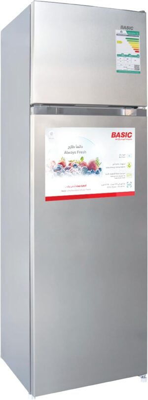 ثلاجة ببابين، 7.5 قدم، ستيل، BRD-D240ML SS