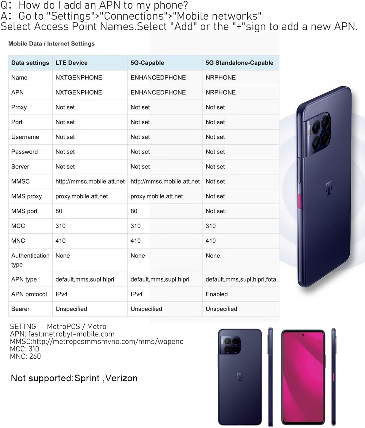 T-موبايل هاتف ذكي ريفي ال 7 برو 5G غير مقفل، 256 جيجابايت، ازرق ازورايت 8 T-موبايل هاتف ذكي ريفي ال 7 برو 5G غير مقفل، 256 جيجابايت، ازرق ازورايت - الصورة 8