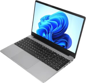 جيني نوت بوك محمول، 1920 × 1080 مقاس 15.6 انش 5000MAH 100-240 فولت للقراءة لـ 10 اشخاص (قابس بريطاني 8+256 جيجا)