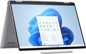 لابتوب اتش بي انفي x360 2 في 1 طراز 16-ad0001nx، شاشة 3K لمس 16 بوصة، معالج AMD رايزن 7 8840HS، بطاقة رسومات AMD راديون، ذاكرة رام 16 جيجابايت، SSD 512 جيجابايت، ويندوز هوم 11، ميتور سيلفر - B0MD8EA