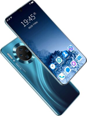 جوال اندرويد غير مقفل بخاصية التعرف على الوجه وشاشة HD مقاس 6.7 انش وكاميرا 16MP+32MP وبطاقة شريحة اتصال 64G و128G