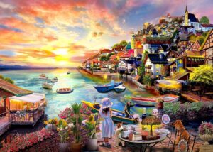 1000 Piece Jigsaw Puzzle for Adults & Kids, Coastal 'Catcher by the Sea' Style, Paper Material, 1000 Pieces, 1 Set, Puzzles (Catcher By the Sea)