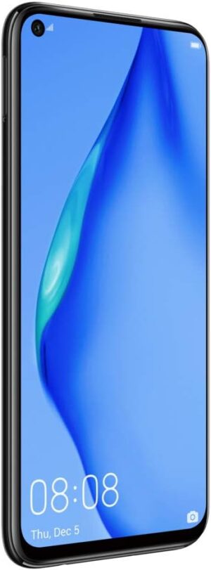 هواوي P40 لايت الجيل الرابع ثنائي JNY-LX1 128GB 6GB RAM غير مقفل من المصنع (جي اس ام فقط | بدون CDMA - غير متوافق مع فيريزون/سبرينت) النسخة العالمية - اسود