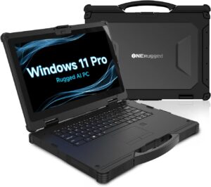 لابتوب متين 14 انش ويندوز 11 برو من اونيراغد، نوت بوك شديد التحمل، انتل i7-1165G7، 32GB+512GB، واي فاي 6، بلوتوث 5.1، كمبيوتر صناعي 1000 وحدة مضيئة في البكسل 6300mAh+1750mAh، بطارية مزدوجة للاستخدام