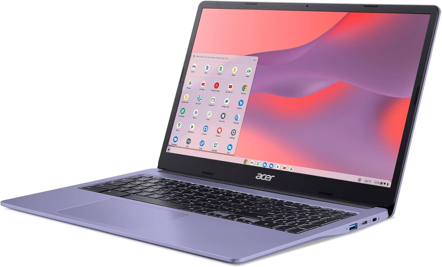 acer Chromebook 15.6in Full HD IPS LCD in Lavender Intel Processor Up to 2.8GHz 4GB DDR4 64GB eMMC Intel 4K Graphics 6th Gen WiFi Webcam Chrome OS (CB315P - Renewed) 2 acer Chromebook 15.6in Full HD IPS LCD in Lavender Intel Processor Up to 2.8GHz 4GB DDR4 64GB eMMC Intel 4K Graphics 6th Gen WiFi Webcam Chrome OS (CB315P - Renewed) - الصورة 2