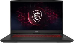 MSI لابتوب العاب بالس GL76: انتل كور i7-12700H، جيفورس RTX 3070، شاشة 17.3 انش 360Hz، 16GB DDR4، 1TB NVMe SSD، USB نوع C 3.2 الجيل الاول، كولر بوست 5، ويندوز 11 هوم، اسود 12UGK-258