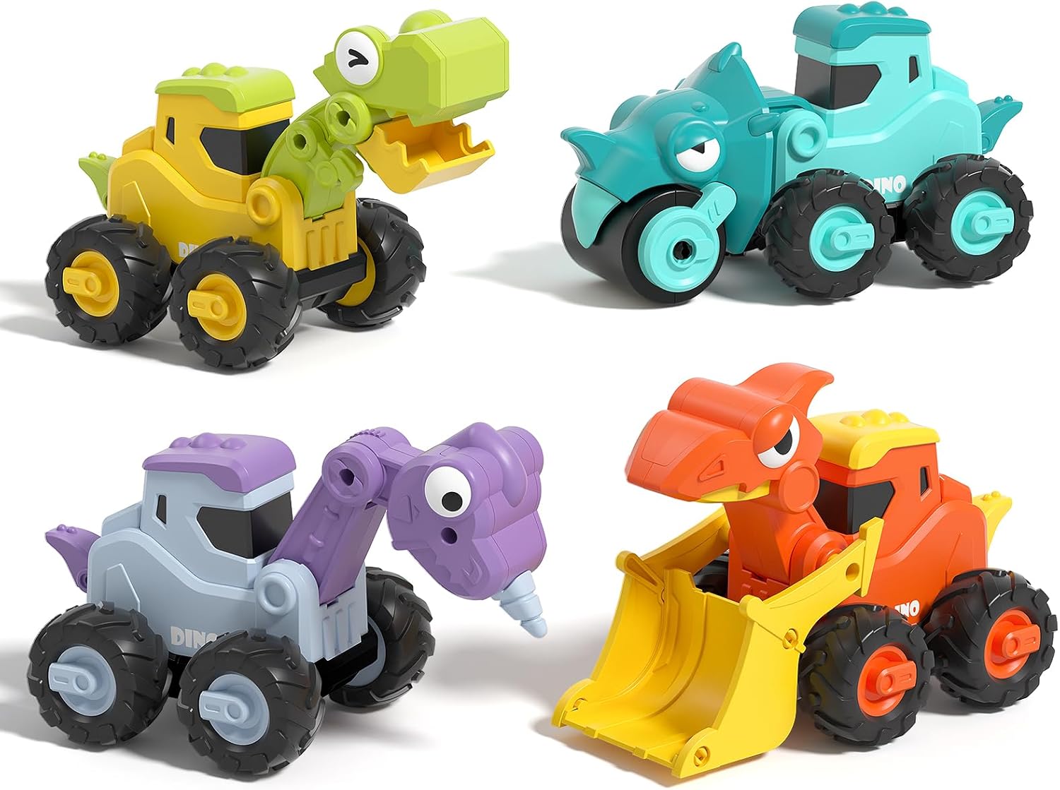 Lehoo Castle Dinosaur Toys for 1 Year Old Boys, Press and Go Construction Toys Excavator Toy Car for Toddlers 1-3, Baby Boy Gifts for 1 Year Old Boy 1 Lehoo Castle Dinosaur Toys for 1 Year Old Boys, Press and Go Construction Toys Excavator Toy Car for Toddlers 1-3, Baby Boy Gifts for 1 Year Old Boy