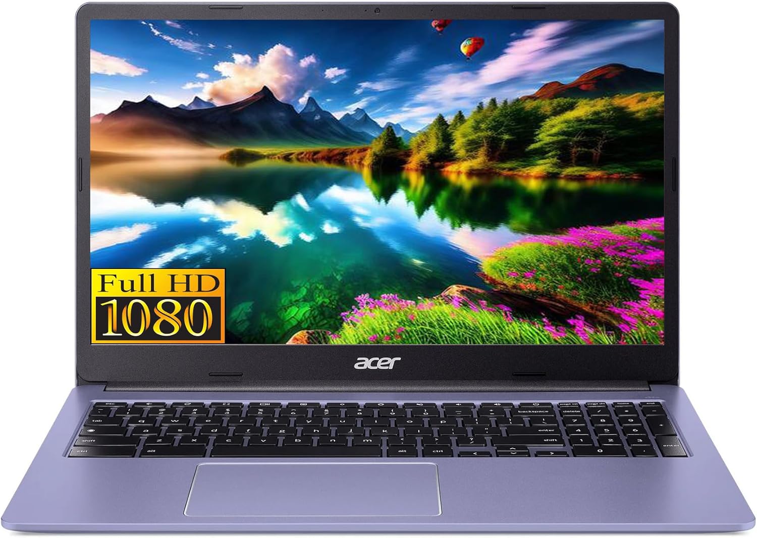 acer Chromebook 15.6in Full HD IPS LCD in Lavender Intel Processor Up to 2.8GHz 4GB DDR4 64GB eMMC Intel 4K Graphics 6th Gen WiFi Webcam Chrome OS (CB315P - Renewed) 1 acer Chromebook 15.6in Full HD IPS LCD in Lavender Intel Processor Up to 2.8GHz 4GB DDR4 64GB eMMC Intel 4K Graphics 6th Gen WiFi Webcam Chrome OS (CB315P - Renewed)