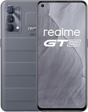 ريلمي جوال جي تي ماستر ايديشن ثنائي شرائح الاتصال بذاكرة روم 128GB وذاكرة RAM 8GB (جي اس ام فقط | بدون سي دي ام ايه) هاتف ذكي 5G مفتوح من المصنع (رمادي فوياجر) - اصدار عالمي