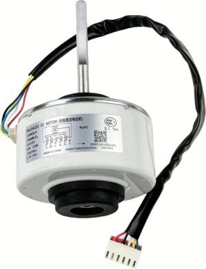 محرك تكييف الهواء FN60B-ZL ZWR50-F، محرك مروحة عديم المسفرات بتيار مستمر 310V 50W 0.28 امبير 1500 دورة في الدقيقة لتكييف هواء جري FN60B-ZL ZWR50-F من اي اكس جي بوتس