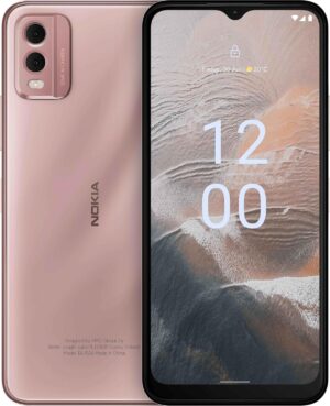 نوكيا هاتف ذكي C32 ثنائي شرائح الاتصال بذاكرة روم 64GB وذاكرة RAM 4GB غير مقفل من المصنع بتقنية 4G/LTE (زهري فاتح) - النسخة العالمية