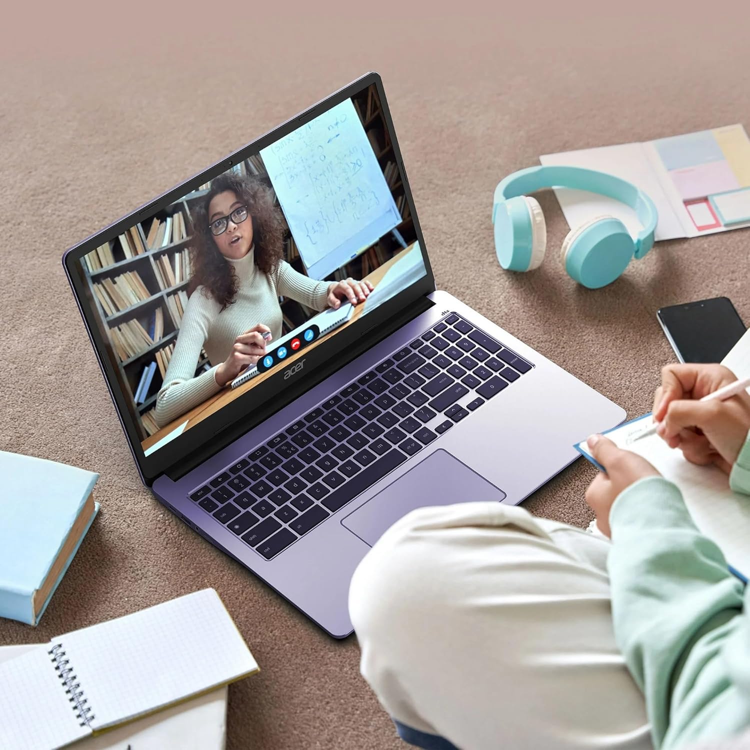 acer Chromebook 15.6in Full HD IPS LCD in Lavender Intel Processor Up to 2.8GHz 4GB DDR4 64GB eMMC Intel 4K Graphics 6th Gen WiFi Webcam Chrome OS (CB315P - Renewed) 7 acer Chromebook 15.6in Full HD IPS LCD in Lavender Intel Processor Up to 2.8GHz 4GB DDR4 64GB eMMC Intel 4K Graphics 6th Gen WiFi Webcam Chrome OS (CB315P - Renewed) - الصورة 7