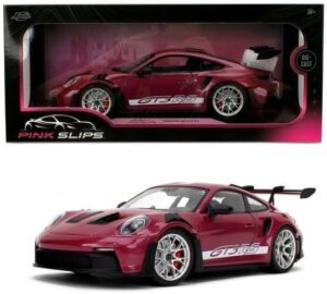 جادا لعبة سيارة بورش 911 GT3 RS من بينك سليبس بمقياس 1:18
