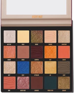 Beauty Bay لوح ظلال العيون ، 20 لوناً، Desert Haze بتدرجات الصحراء الدافئة والمتوهجة