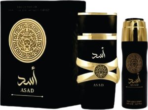 عطر اسد او دي بارفان 100 مل، عطر للرجال برائحة الفانيلا والتبغ والعود، عطر اسد العربي 100 مل من سافايرز تشويس