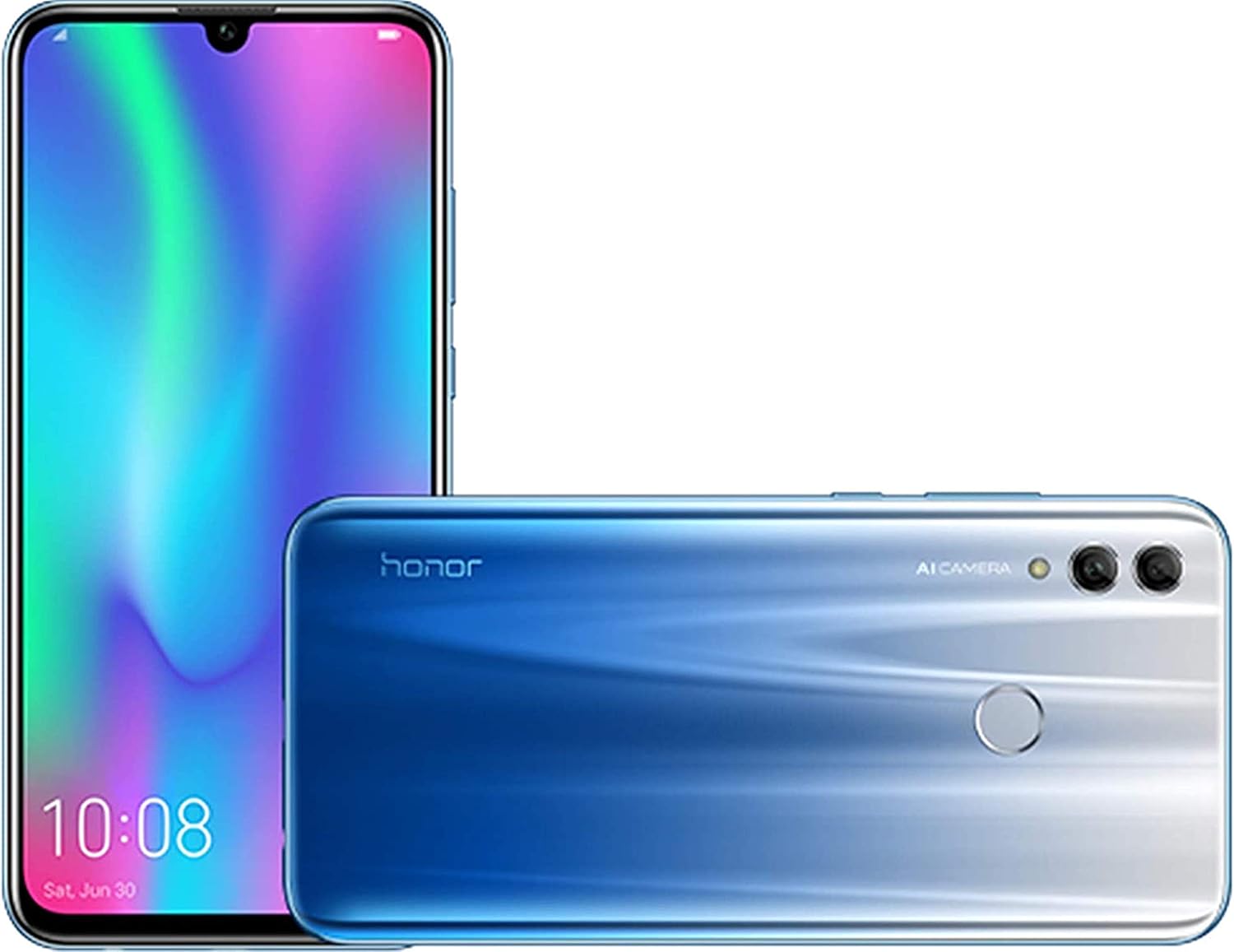 اونر هاتف ذكي ثنائي شرائح الاتصال 8X 128GB بنظام اندرويد مفتوح من المصنع 4G LTE، النسخة الدولية، ازرق 2 اونر هاتف ذكي ثنائي شرائح الاتصال 8X 128GB بنظام اندرويد مفتوح من المصنع 4G LTE، النسخة الدولية، ازرق - الصورة 2