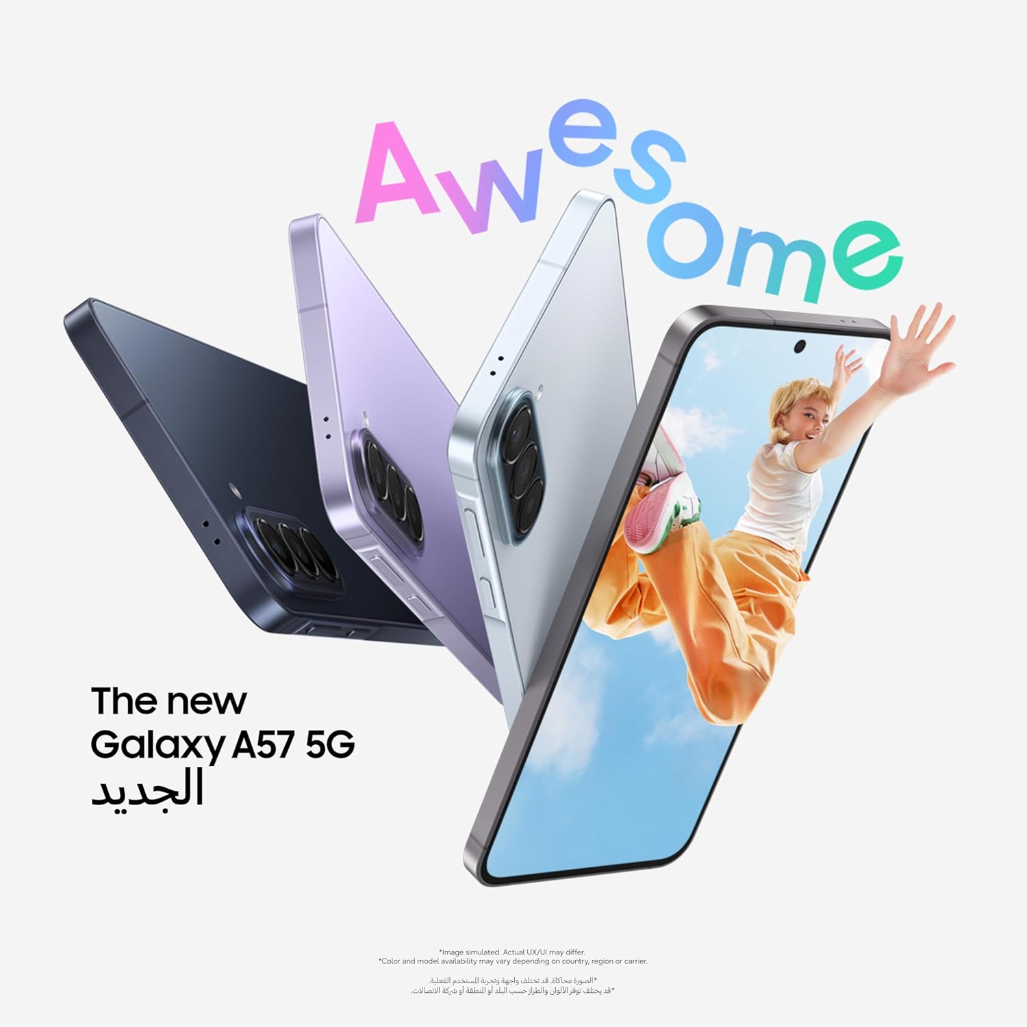 جوال سامسونج جالاكسي A57 الجيل الخامس 5G نظام أندرويد بسعة تخزين 256 جيجابايت ورام 8 جيجابايت بـ6 ترقيات لنظام التشغيلو شاشة كبيرة وكاميرا 50 ميجابكسل وعمر بطارية طويل، لون أزرق بحري (إصدار السعودية) 3 جوال سامسونج جالاكسي A57 الجيل الخامس 5G نظام أندرويد بسعة تخزين 256 جيجابايت ورام 8 جيجابايت بـ6 ترقيات لنظام التشغيلو شاشة كبيرة وكاميرا 50 ميجابكسل وعمر بطارية طويل، لون أزرق بحري (إصدار السعودية) - الصورة 3