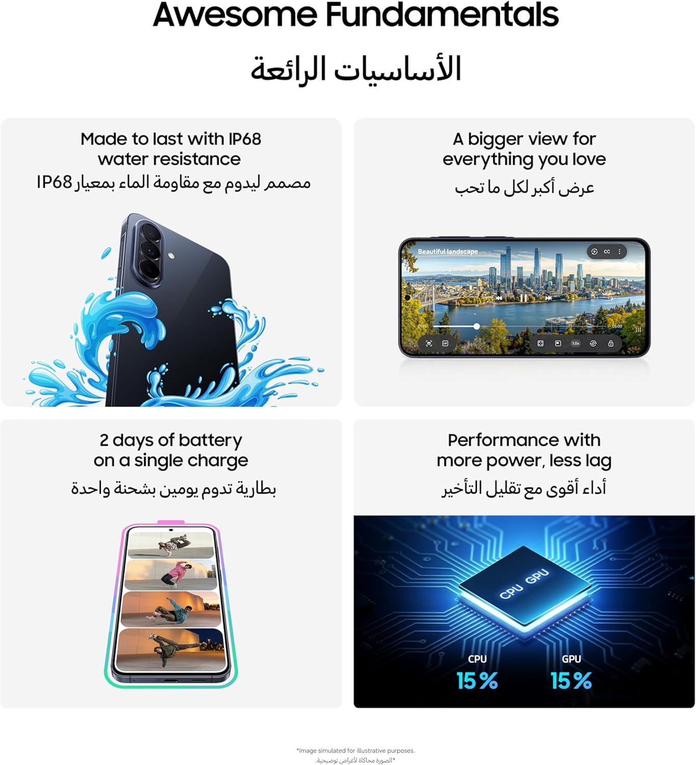 جوال سامسونج جالاكسي A57 الجيل الخامس 5G نظام أندرويد بسعة تخزين 256 جيجابايت ورام 8 جيجابايت بـ6 ترقيات لنظام التشغيلو شاشة كبيرة وكاميرا 50 ميجابكسل وعمر بطارية طويل، لون أزرق بحري (إصدار السعودية) 6 جوال سامسونج جالاكسي A57 الجيل الخامس 5G نظام أندرويد بسعة تخزين 256 جيجابايت ورام 8 جيجابايت بـ6 ترقيات لنظام التشغيلو شاشة كبيرة وكاميرا 50 ميجابكسل وعمر بطارية طويل، لون أزرق بحري (إصدار السعودية) - الصورة 6