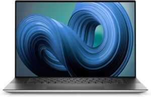 ديل لابتوب اكس بي اس 17 9720 بشاشة لمس UHD مقاس 17.0 انش ومعالج انتل كور i9-12900HK وذاكرة 16GB وSSD 1TB وبطاقة عرض مرئي جيفورس RTX 3060 وانتل كيلر واي فاي 6 وويندوز 11 برو - فضي بلاتينيوم - جديد