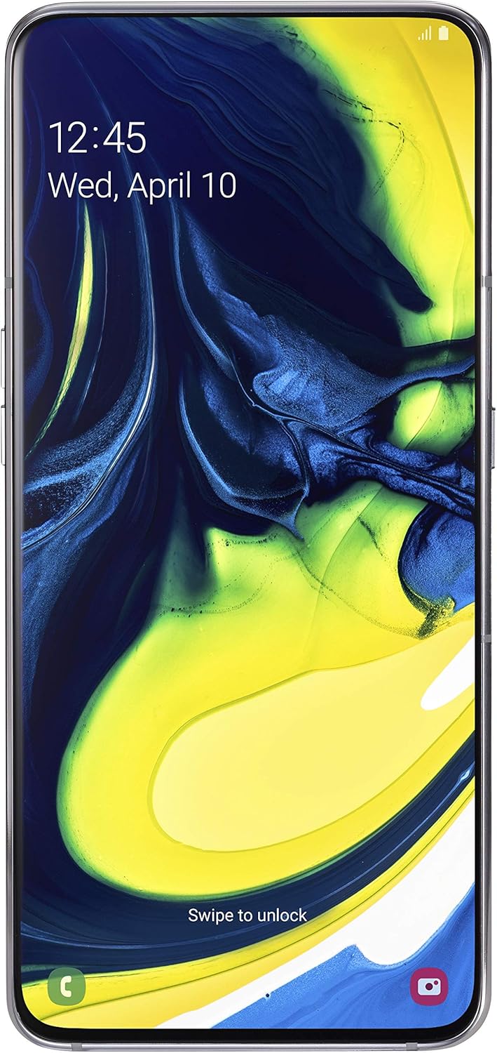 سامسونج جوال جالكسي A80 Sm-A805F/Ds 128GB ثنائي شرائح الاتصال (جي اس ام فقط، بدون سي دي ام ايه) هاتف ذكي 4G/LTE مفتوح من المصنع - اصدار عالمي 1 سامسونج جوال جالكسي A80 Sm-A805F/Ds 128GB ثنائي شرائح الاتصال (جي اس ام فقط، بدون سي دي ام ايه) هاتف ذكي 4G/LTE مفتوح من المصنع - اصدار عالمي