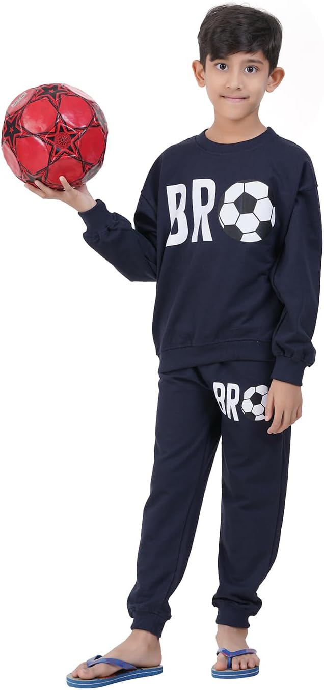طقم ملابس للأولاد من سويت شيرت وسروال من تي 2 اف - موديل BYS-SS-PANT-01 (عبوة واحدة) 11 1784831677 51KF9Eki1OL. AC SL1400