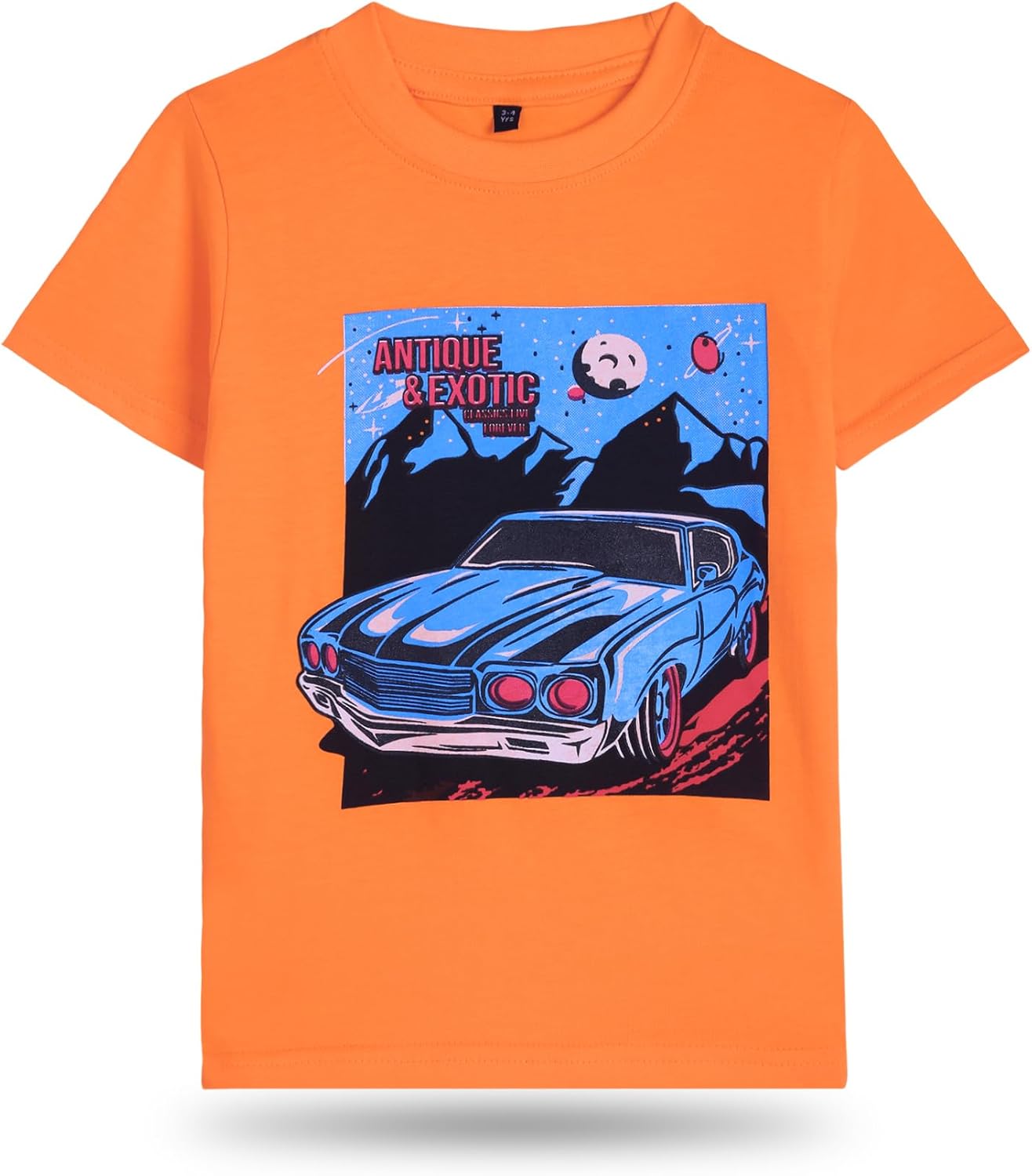 تي شيرت بلون واحد بقصة عادية للأولاد BYS-TSRT-18 من تي 2 اف، متعدد الألوان 13