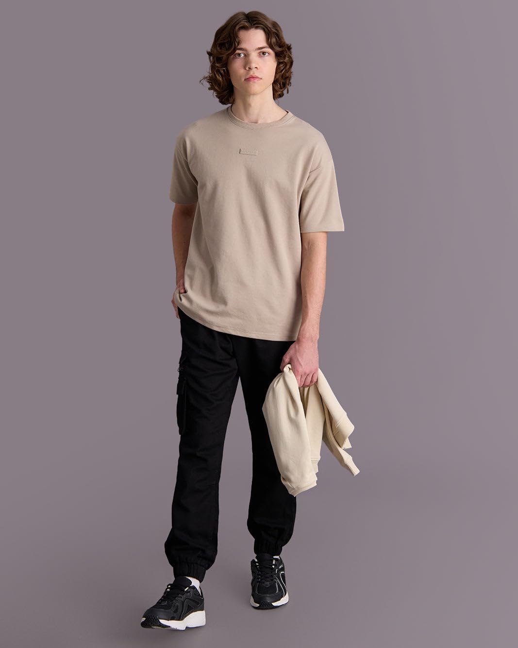 REDTAG Boys Beige Plain T-Shirt 12 51nrDLR+EML. AC SL1334