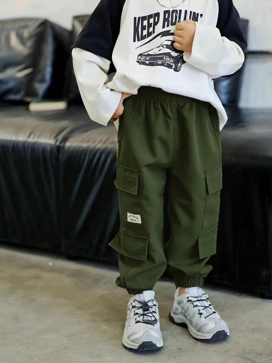 سروال كارجو قطني كاتيكراز للأولاد من كيوتيكراز || سروال كارجو للأولاد 18